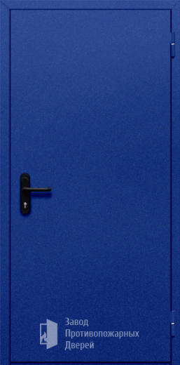 Фото двери «Однопольная глухая (синяя)» в Можайску