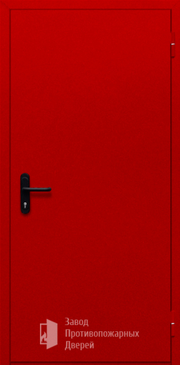 Фото двери «Однопольная глухая (красная)» в Можайску