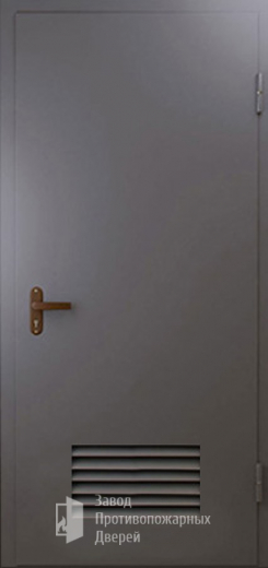 Фото двери «Техническая дверь №3 однопольная с вентиляционной решеткой» в Можайску