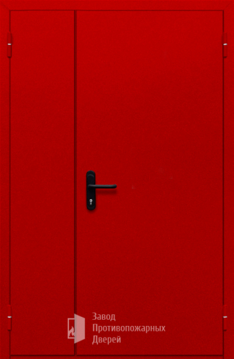 Фото двери «Полуторная глухая (красная)» в Можайску