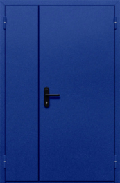 Фото двери «Полуторная глухая (синяя)» в Можайску
