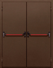 Фото двери «Двупольная глухая с антипаникой №18» в Можайску