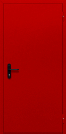Фото двери «Однопольная глухая (красная)» в Можайску