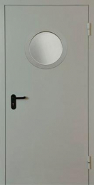 Фото двери «Однопольная с круглым стеклом EI-30» в Можайску