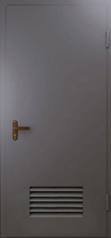 Фото двери «Техническая дверь №3 однопольная с вентиляционной решеткой» в Можайску