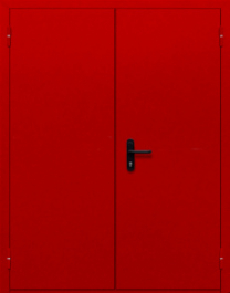 Фото двери «Двупольная глухая (красная)» в Можайску