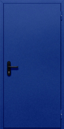 Фото двери «Однопольная глухая (синяя)» в Можайску